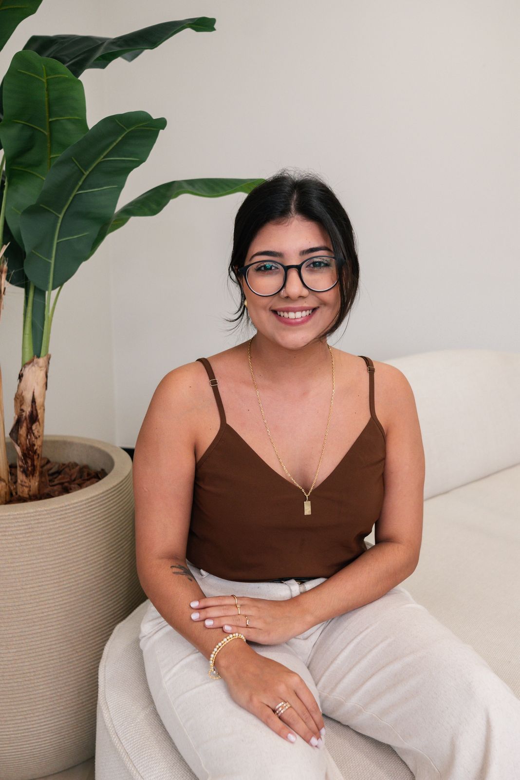Retrato de Emily Paiva sorrindo